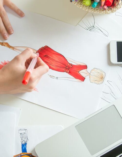 Virtual One-on-one Fashion Sketching Workshop