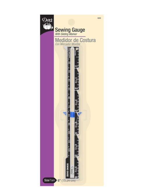 Dritz 6" Sliding Marker Sewing Gauge
