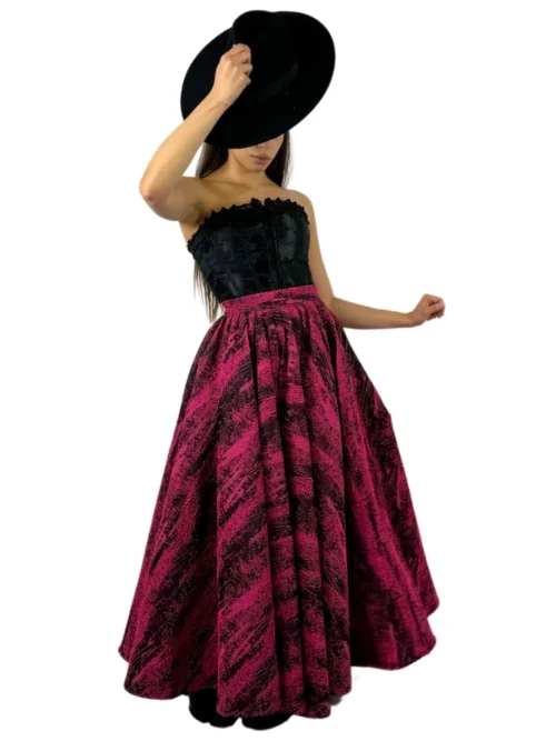 2410 Pleated Full Skirt