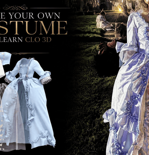 Hosted by Mihaela Kim | CREATE YOUR OWN HALLOWEEN COSTUME + LEARN CLO3D