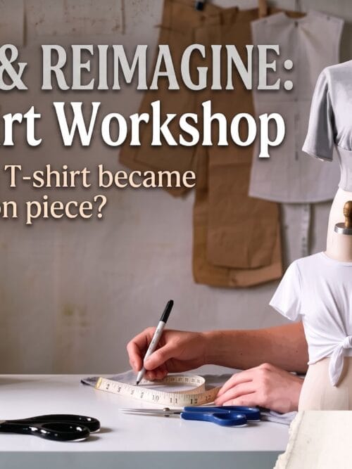 Hosted by Mihaela Kim | UPCYCLE & REIMAGINE: The T-Shirt Workshop
