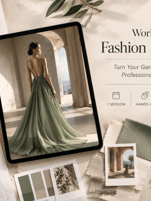 Hosted by Mihaela Kim | Fashion Portfolio to AI Workshop