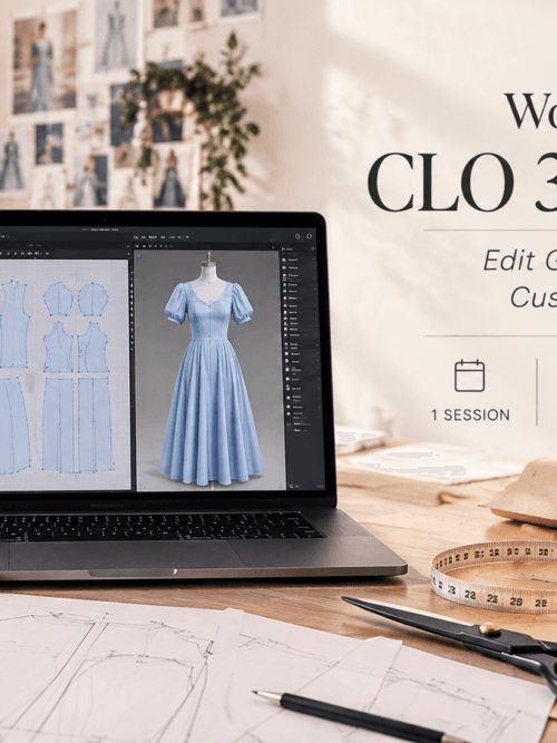 Hosted by Mihaela Kim | CLO 3D to Pattern Workshop